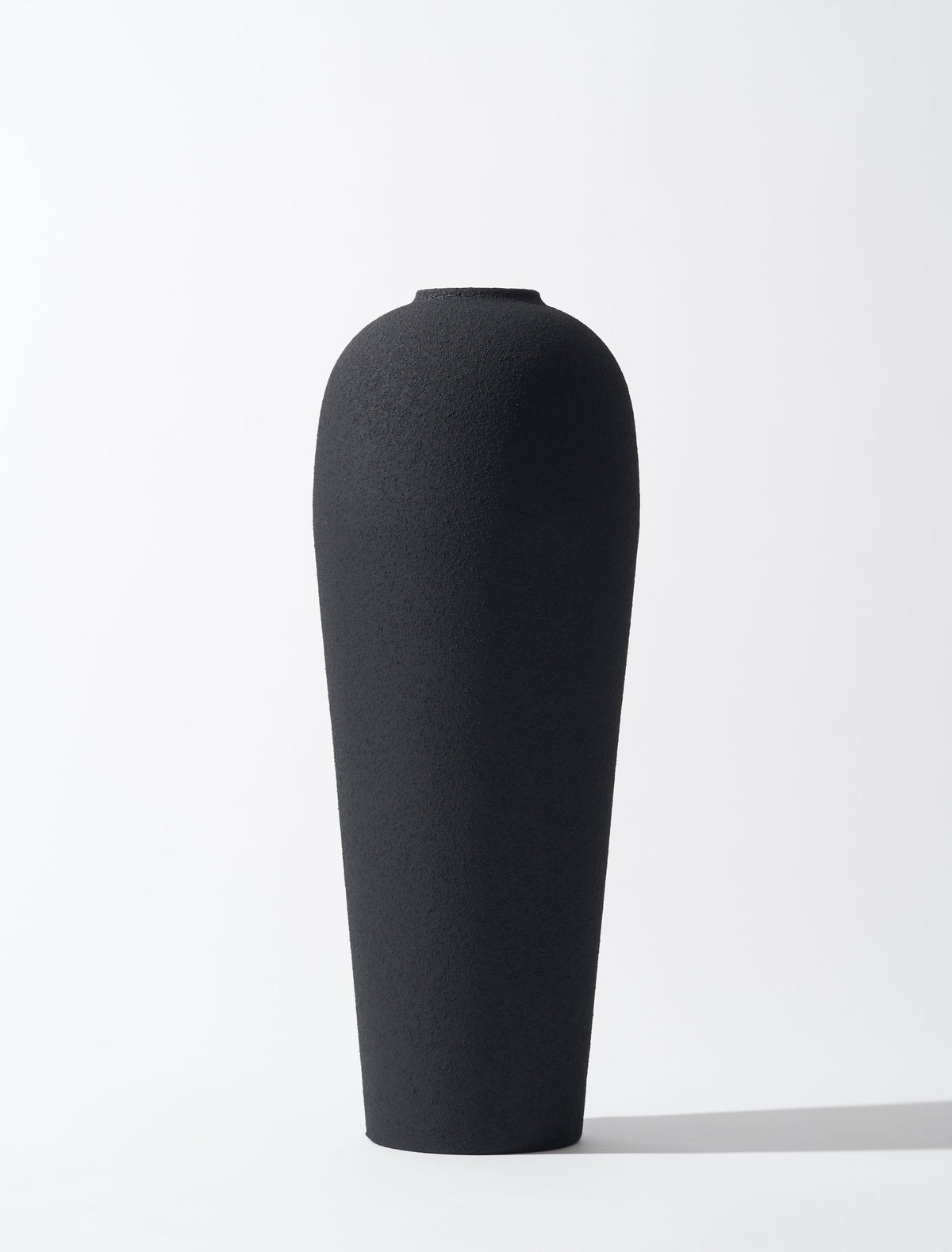 Vaso Lola nero strutturato