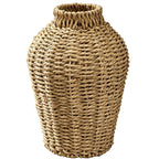 Vaso portafiori decorativo in fibra naturale