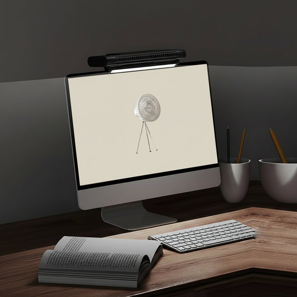 Ventilatore da scrivania senza pale | Alimentazione USB | Flusso d'aria regolabile