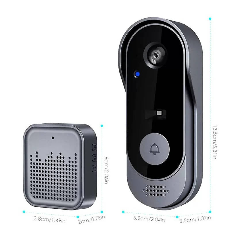 Videocitofono smart wireless senza abbonamento con telecamera ad alta definizione
