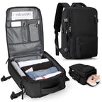 Zaino da viaggio donna Travelliva 35 L impermeabile con porta USB