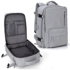 Zaino da viaggio donna Travelliva 35 L impermeabile con porta USB