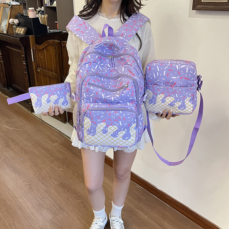 Zaino impermeabile con fantasia stampata, 56–75 L