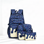 Zaino impermeabile con fantasia stampata, 56–75 L