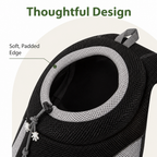 Zaino trasportino per cani con rete traspirante ed imbottitura ergonomica (base rimovibile)