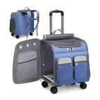 Zaino trolley multifunzione con scomparti organizzati