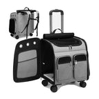 Zaino trolley multifunzione con scomparti organizzati