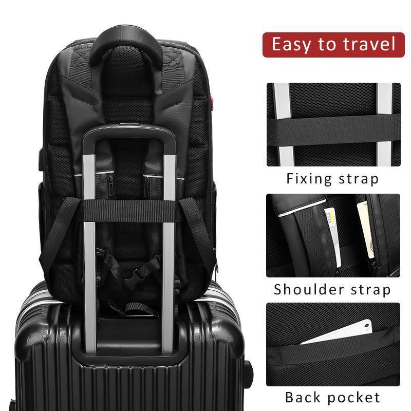 Zaino da viaggio per laptop 40 cm idrorepellente con porta USB
