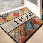 Zerbino artistico con scritta Home