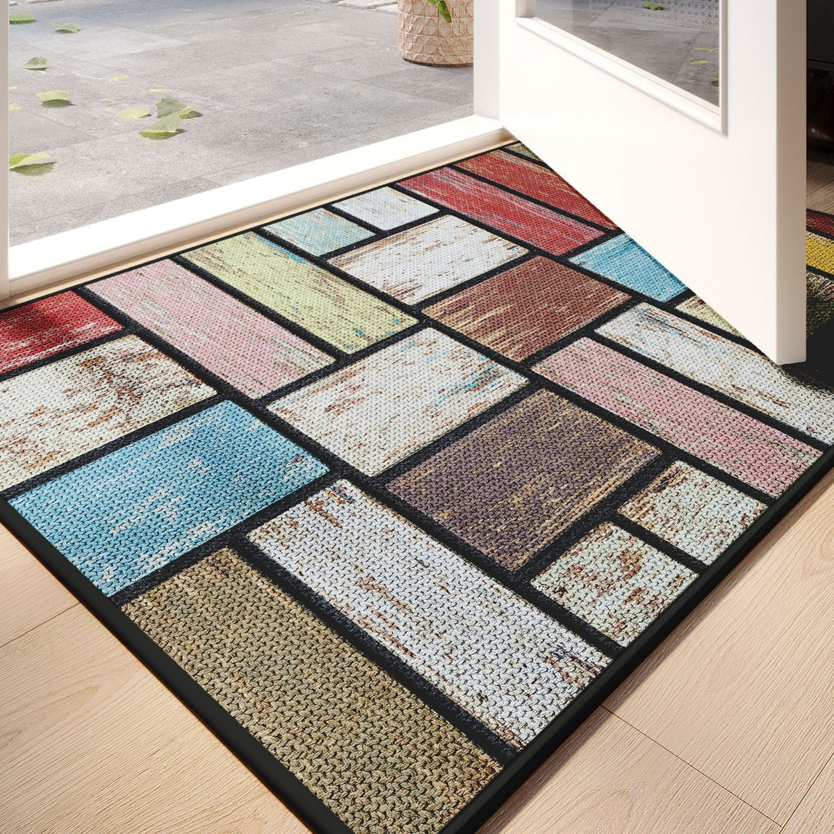 Zerbino artistico con scritta Home