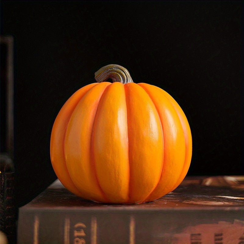 Zucca jack o'lantern con teschio decorazione Halloween realistica