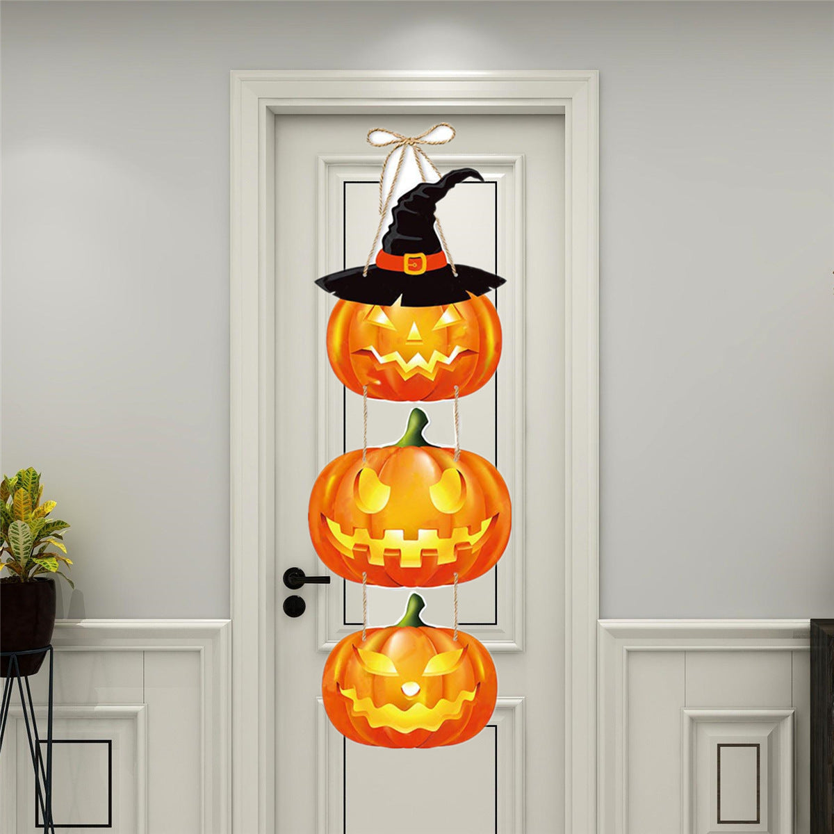 Zucche decorative luminose per Halloween