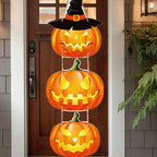Zucche decorative luminose per Halloween