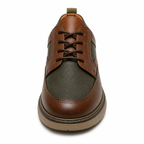 Scarpe Casual Eleganti Uomo Marrone Cognac e Verde Oliva con Suola Comfort Premium