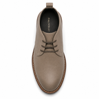 Stivaletti Chukka Uomo Beige Tortora Eleganti con Suola Classica