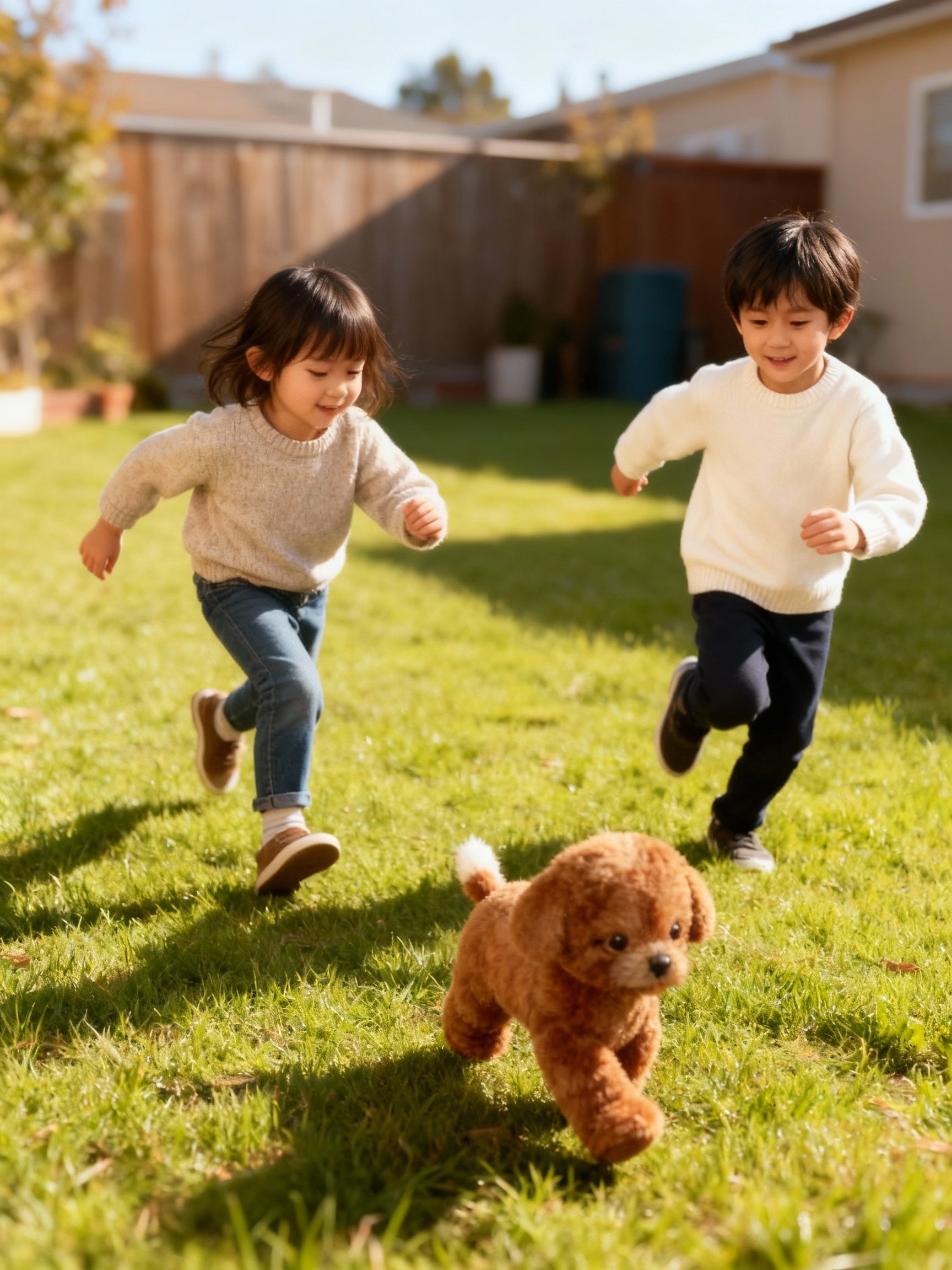 Confezione completa Nicoo con cucciolo robot, manuale utente e scatola regalo