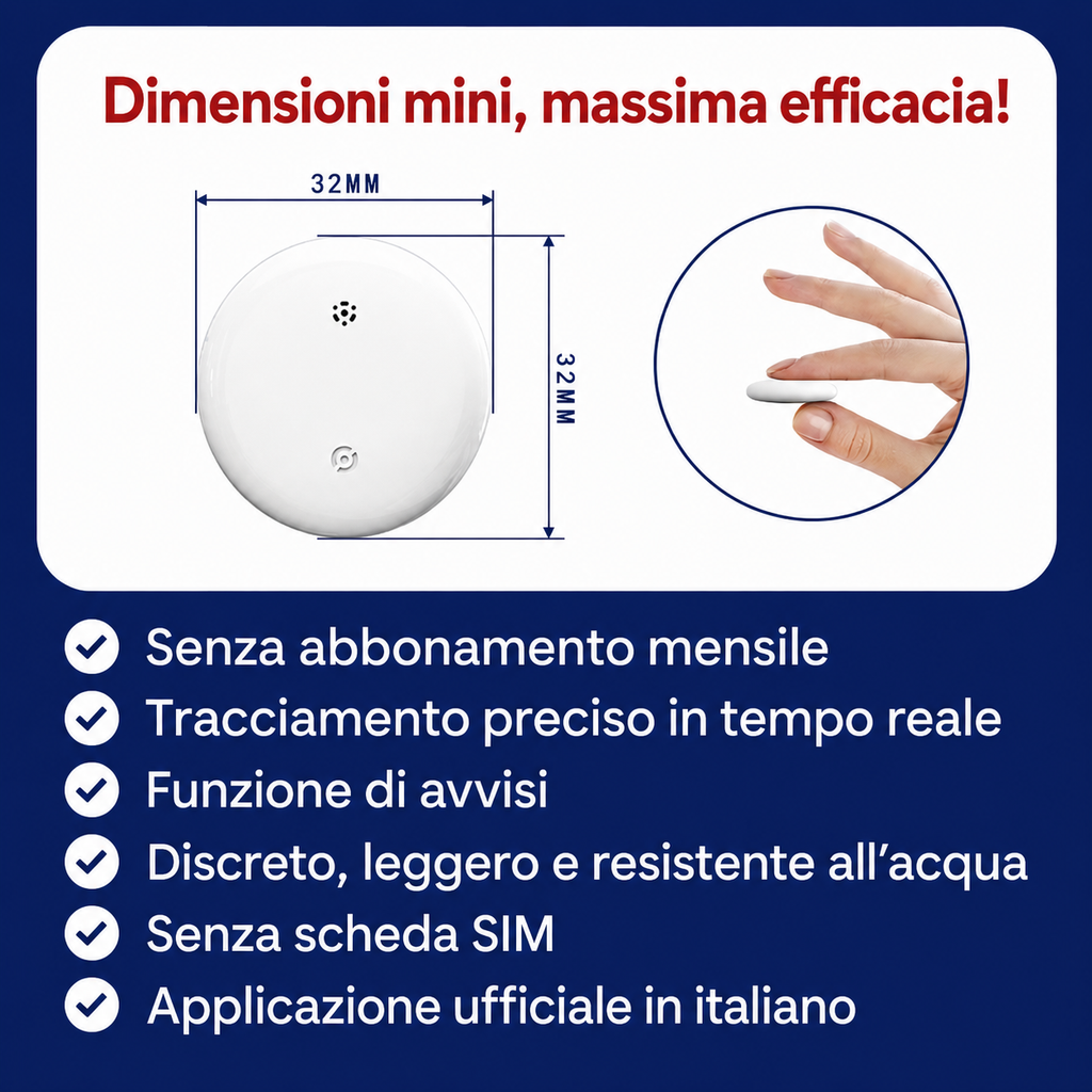 Tracker GPS Anziani senza Canone – Funziona con iPhone e Android