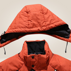 Particolare delle maniche e dei polsini della parka Nordfall