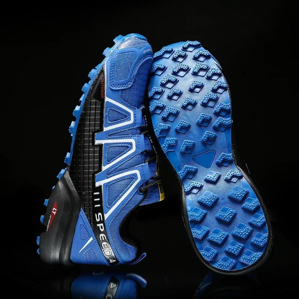 SpeedCross IV nero-giallo con dettagli tecnici in evidenza