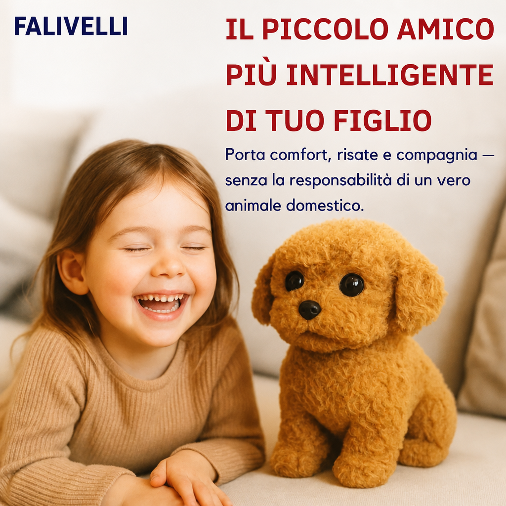 Cucciolo Robotico Interattivo – Compagno Realistico per Bambini