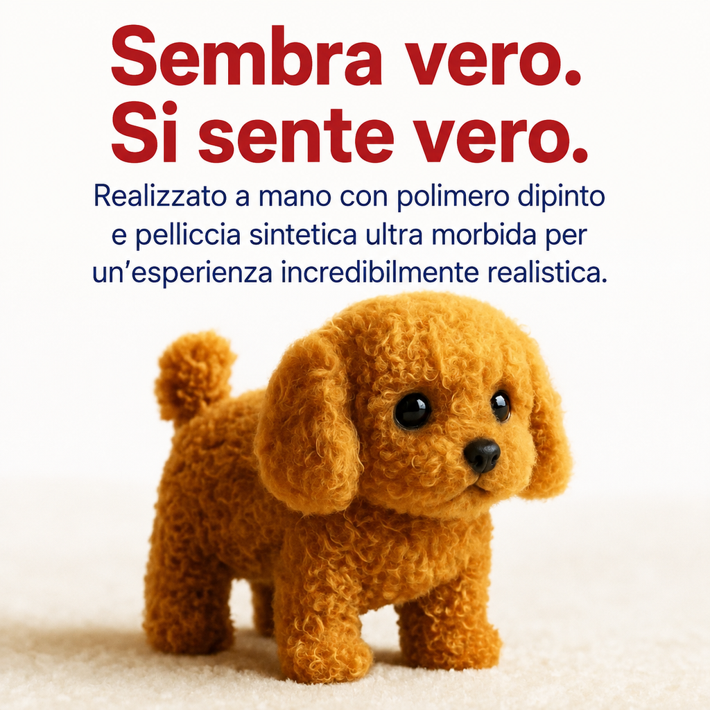 Cucciolo Robotico Interattivo – Compagno Realistico per Bambini
