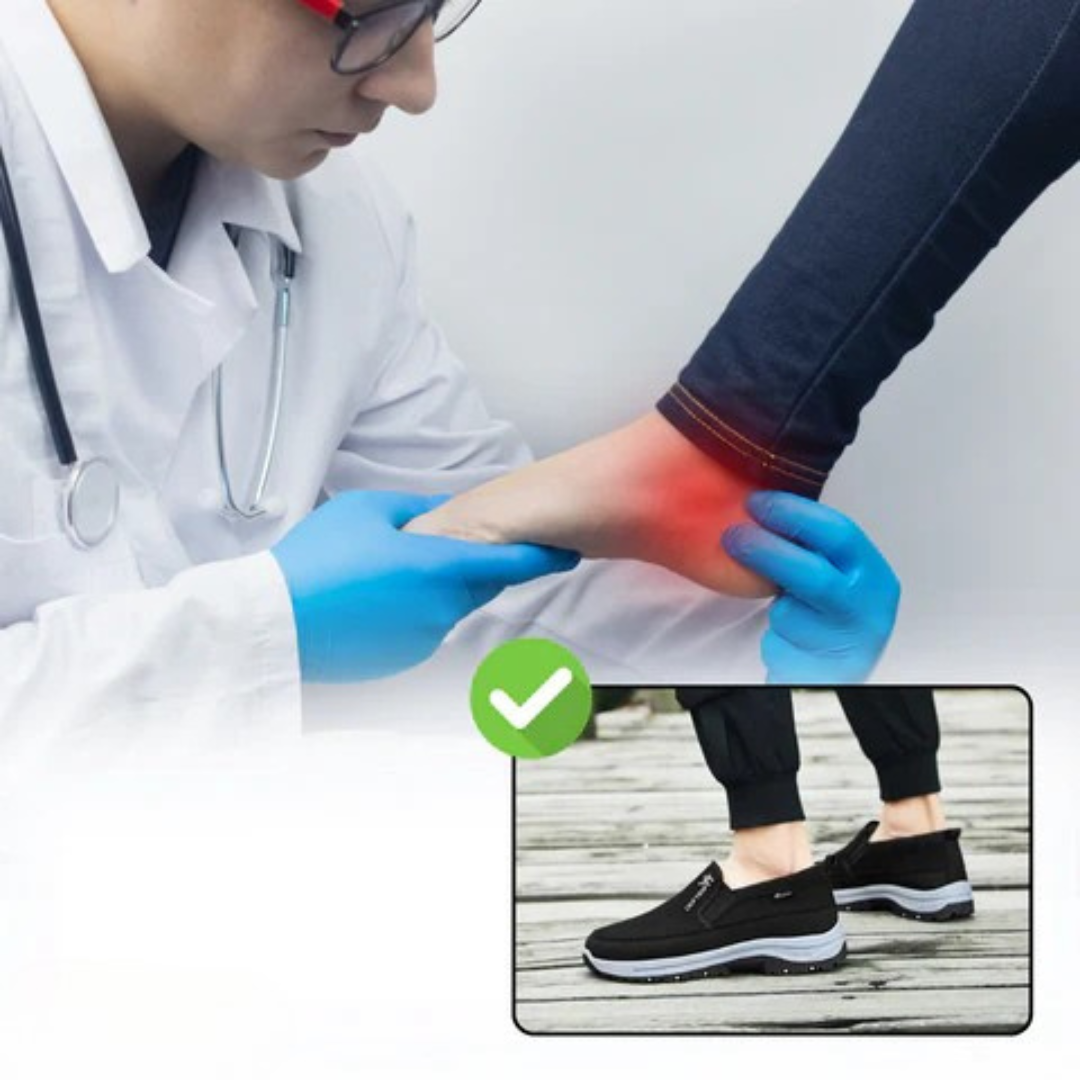 OrthoPro calzature con punta anatomica che elimina compressione sulle dita