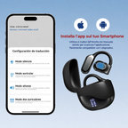 Contenuto completo della confezione auricolari di traduzione intelligente