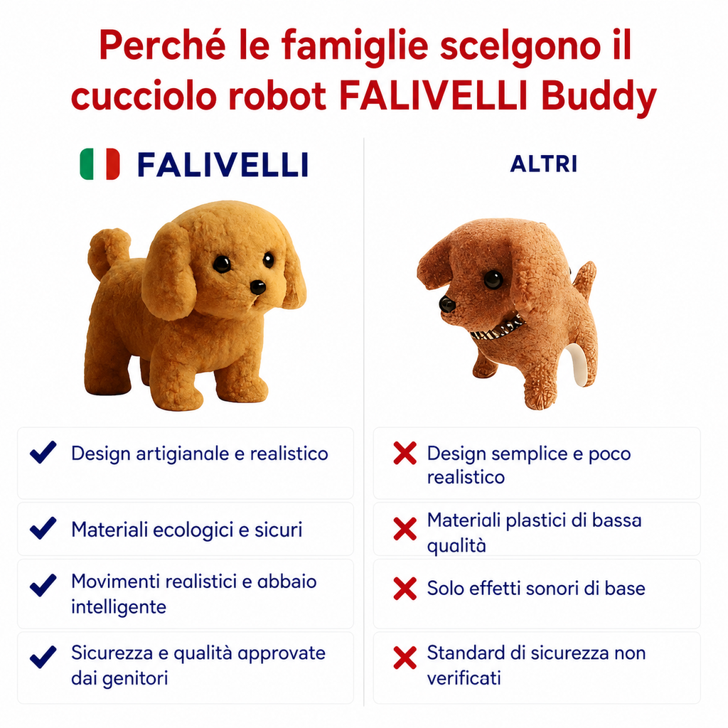 Cucciolo Robotico Interattivo – Compagno Realistico per Bambini