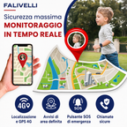 Smartwatch GPS per bambini FALIVELLI con display OLED compatto e funzione messaggi affettuosi