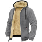 Felpa TOMMY con cappuccio e zip in pile, tutti i colori disponibili