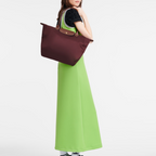 Borsa Longchanp Le Pliage piegata, compatta e facile da riporre