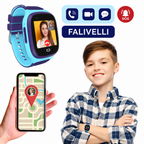 Smartwatch GPS 4G per bambini FALIVELLI con schermo OLED e cinturino colorato in silicone