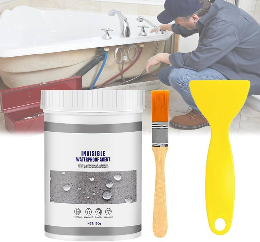 Kit WaterPro sigillante impermeabile trasparente per riparazioni domestiche