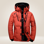 Parka invernale da uomo Nordfall imbottita con fodera in pile, impermeabile e antivento