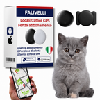 Tracker GPS per gatto compatto compatibile con Apple e Android Find My, senza abbonamenti mensili