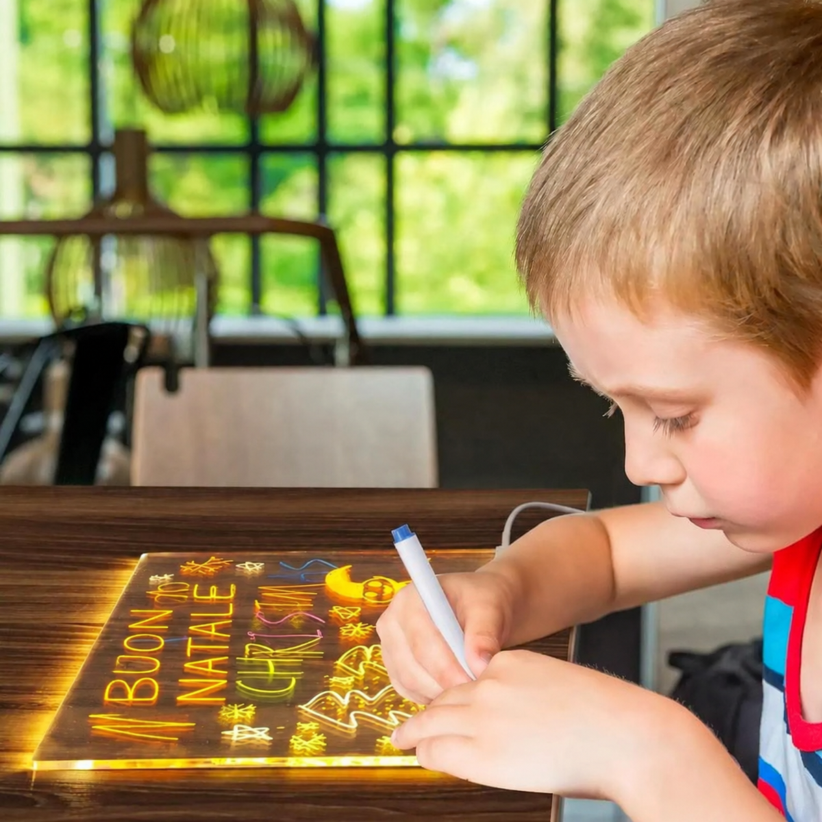 GlowCraft | Tavolo da Disegno LED per Bambini – Divertimento Creativo ed Educativo per le Vacanze