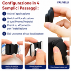Localizzatore GPS compatto per auto e moto con app ufficiali Apple Dov'è e Google Trova dispositivo
