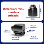Installazione rapida della microcamera VisionX tramite app mobile su smartphone in soli 3 minuti