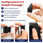 Localizzatore GPS FALIVELLI con integrazione app ufficiali Apple e Google per tracciamento veicoli