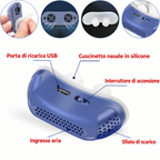 Micro CPAP Portatile Anti-Russamento Apnea del Sonno