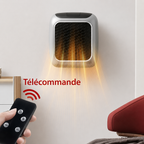Dettaglio delle dimensioni compatte del termoventilatore FALIVELLI 13,5×12×10 cm con elemento ceramico