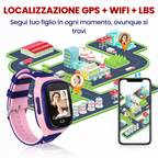Funzione zona sicura e pulsante SOS dello smartwatch GPS FALIVELLI per bambini