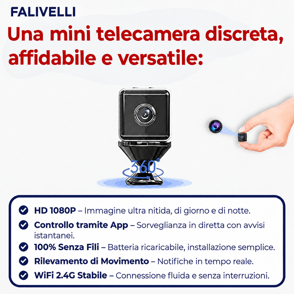 Microcamera Spia WiFi con Visione Notturna – SpyPro