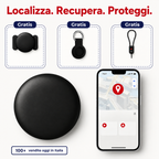 Caratteristiche principali del tracker GPS bambini: localizzazione illimitata, batteria lunga durata, resistenza IP67.