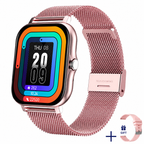 Design sottile dell'orologio intelligente femminile con display touchscreen