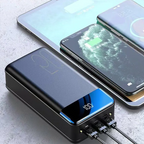 Power bank ad alta capacità TitanCharge con cavi di ricarica e accessori inclusi