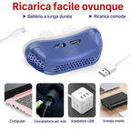Micro CPAP portatile con cavo di ricarica USB e custodia da viaggio