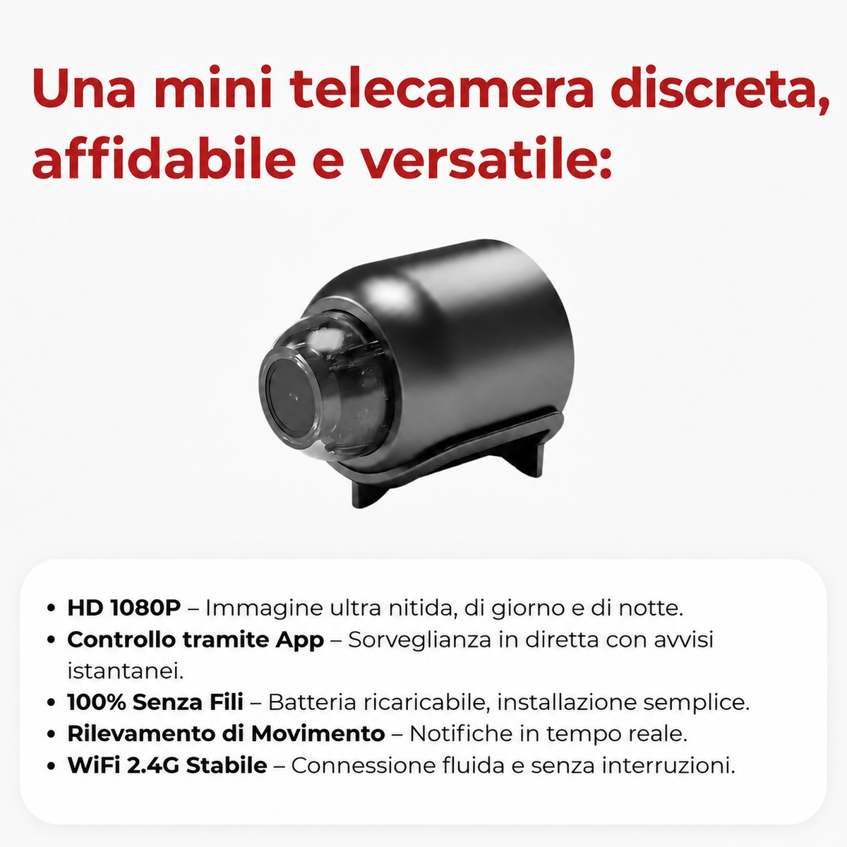 Microcamera WiFi Nascosta – VisionX – FALIVELLI