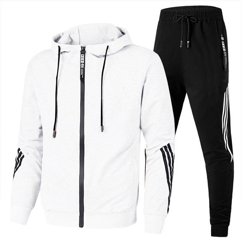 Completo sportivo maschile con taglio moderno e materiali premium
