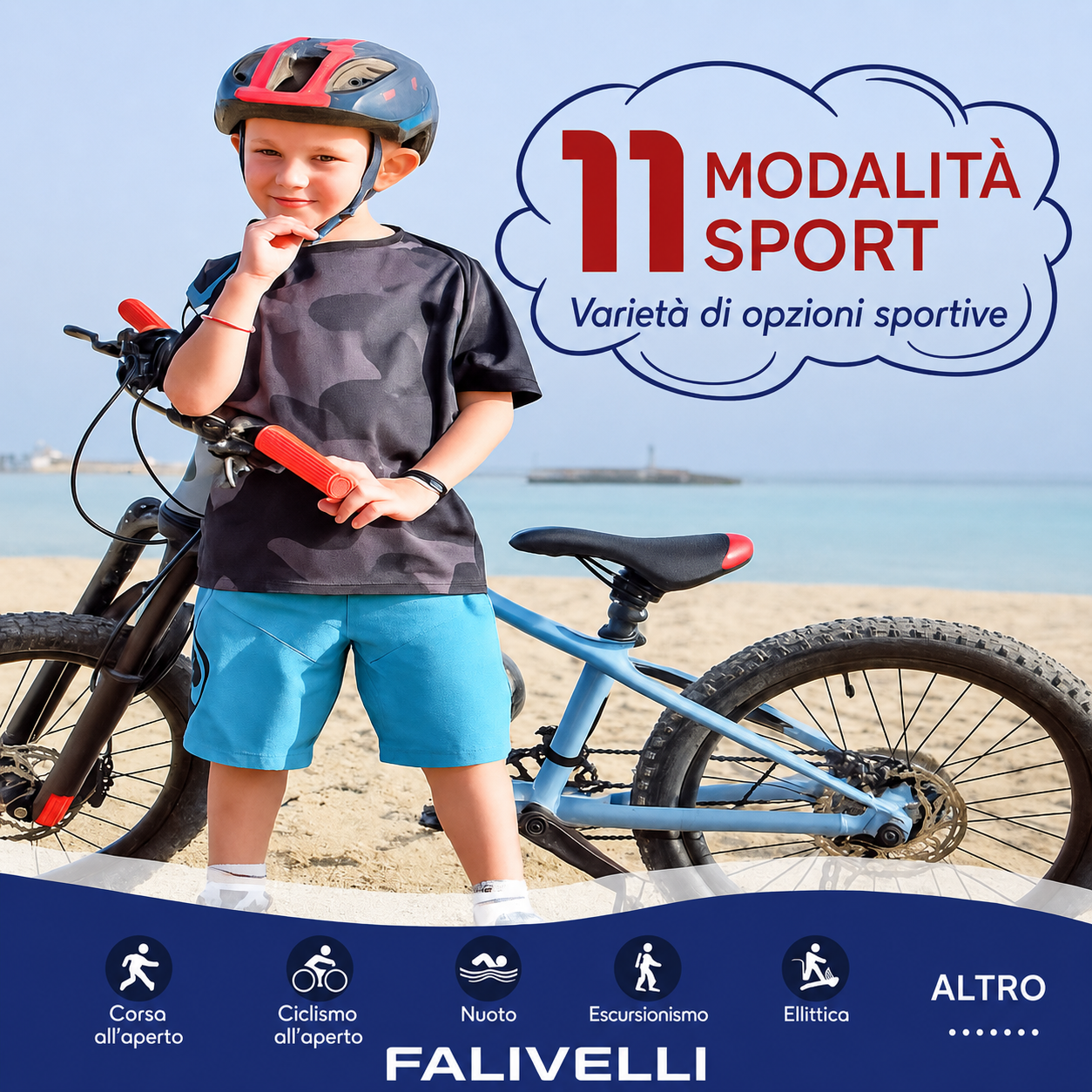 Orologio Fitness GPS per Bambini con interfaccia colorata e funzioni interattive